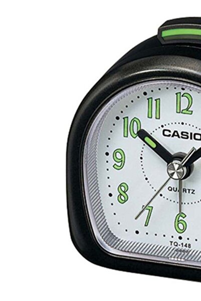 Casio Desk Analog Alarm Clock Black 6.1 x 6.1 x 3.2cm