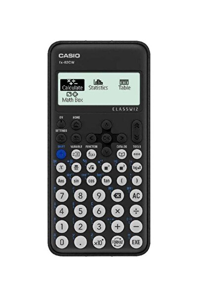 Casio آلة حاسبة علمية قياسية ClassWiz باللون الأسود