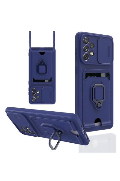 NewFace حافظة سامسونج جالاكسي A53 5G من سبيترنس مع حامل بطاقات وحلقة سيليكون ...