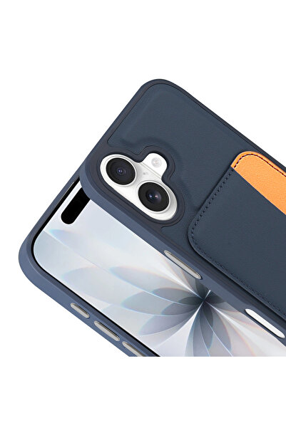 Nezih Case Apple iPhone 17 Compatible Faux Leather Wallet Case with Card Slot