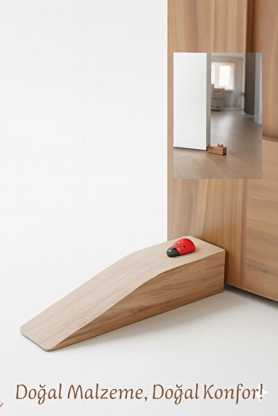 Transformacion Uğur Böcekli Ahşap Kapı Tutucu – Kapı Stoperi Kaymaz, Dekoratif, Dayanıklı, Sessiz Çözüm 717163