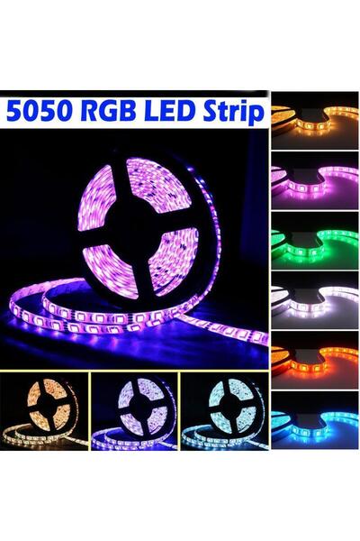 MRG Kit 5m RGB LED Strip Remote Control and Transformer
