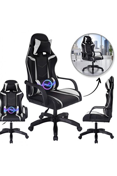 JollyMag Μαύρη καρέκλα παιχνιδιών, με μαξιλάρι μέσης, μέγιστο 150 kg, 64x114-124 cm, JollyMag, KO35B