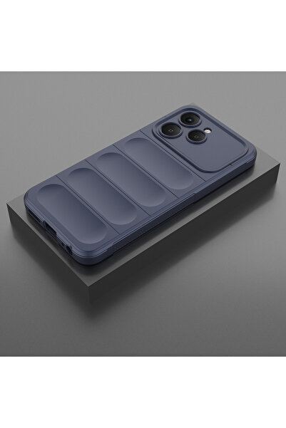 halkhouse Tecno Spark 40 Case Inside Velvet Hollowed Out Colorful Flexible Silicone Ethnic Cover