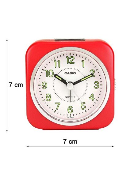 Casio Digital Table Clock Red/White/Green