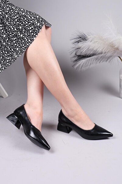 Birikon Aspen Margelli Low Heel Shoes Black