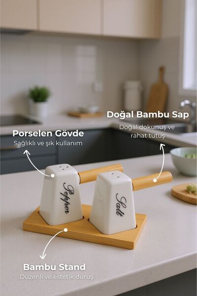 Bambum Fosh Salt and Pepper Shakers