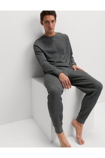 Marks & Spencer Saf Pamuklu Waffle Pijama Altı