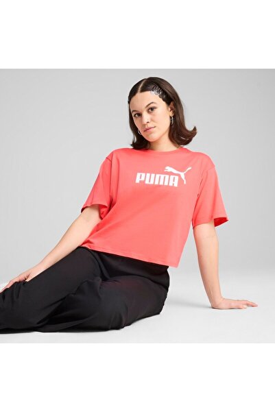Puma Tricou ESS Cropped No. 1 Logo Relaxed Tee Femei