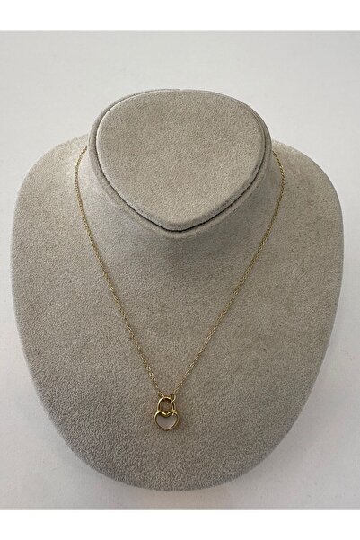 Welch Sarı Altın Kalpli Kolye