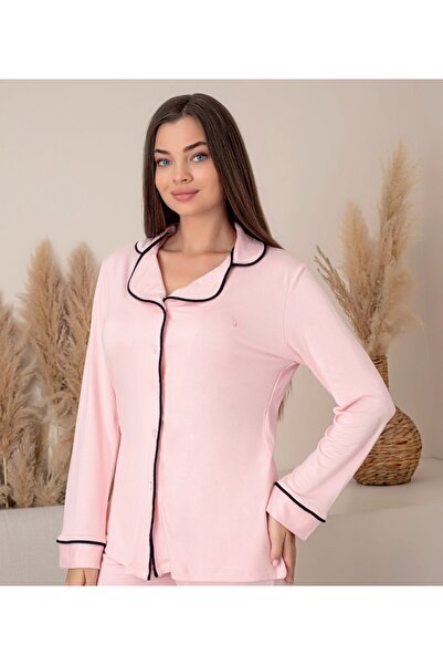 LİMİSSİ Front Buttoned 2 Thread Pajama Set