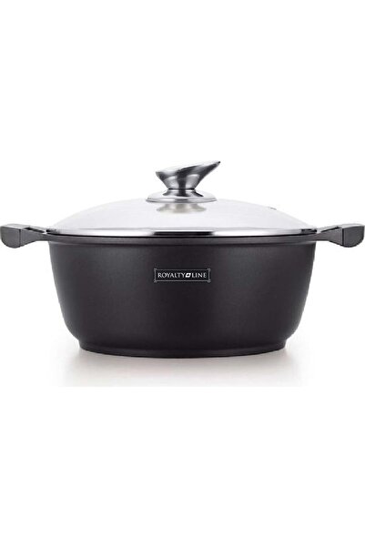 Royalty Line Non-stick pot with marble coating, model BS-ML, 26cm