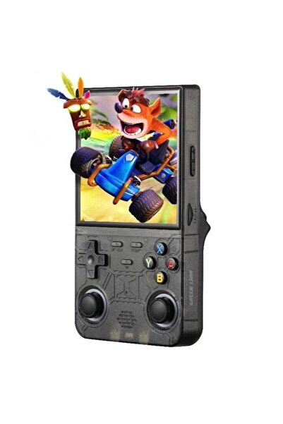 Green Lion وحدة تحكم الألعاب GP Ultra 4 (+15,000 لعبة) 4 بوصات IPS HD - أسود