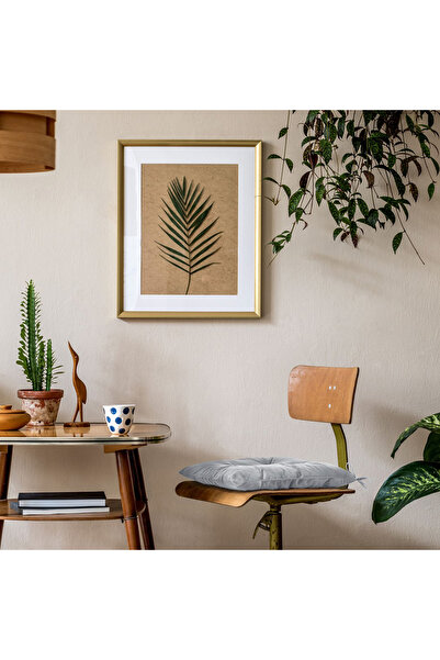 Amelia Home Velvet padded chair cushion with cords, 210 g/m2, Aleksa, 40x40 cm, light grey