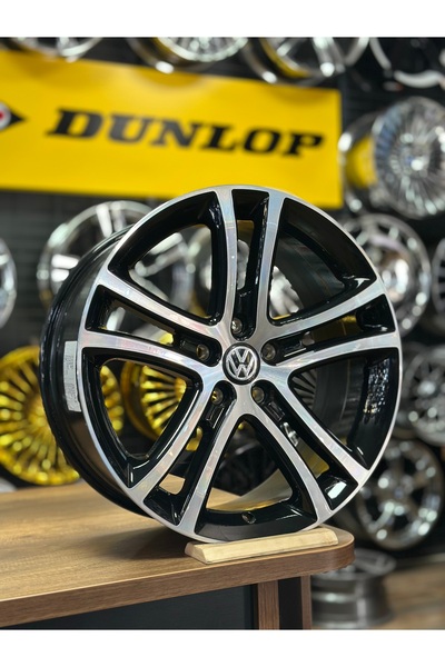 Sonic Volkswagen Polo Savannah Jant Modeli – 18" 8J – 5x100 – ET40 – 57.1 – Çift Renk Elmas Kesim - 4 Adet
