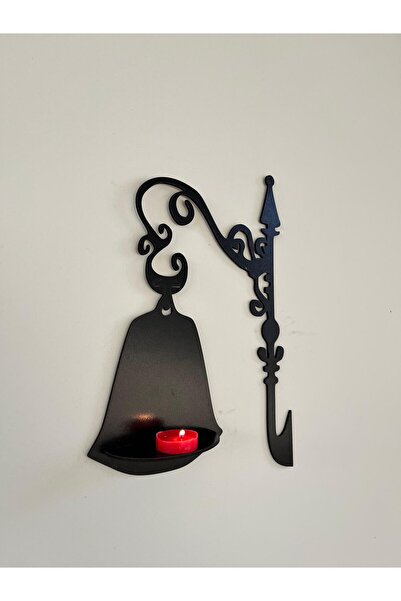 softclass SİYAH SOKAK LAMBASI RAF DUVAR DEKORU EV DUVAR DEKORASYON ÜRÜNÜ SALON OFİS MUTFAK SÜSÜ EV HEDİYESİ