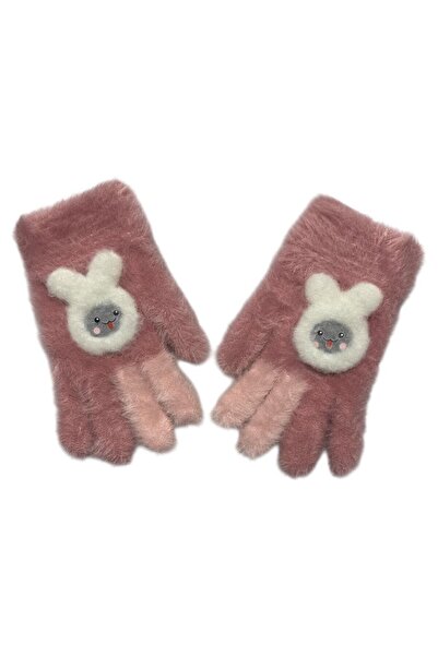 Benittokids Kitti 4-8 Years Old Girls' Soft Textured Cute Gloves