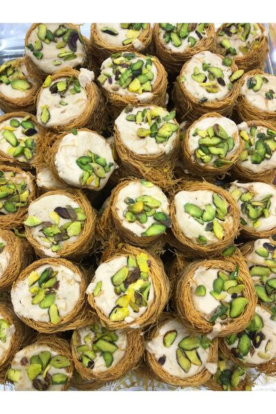 Libissya Bülbül Yuvası Tatlısı Fındık Kremalı Antep Fıstıklı