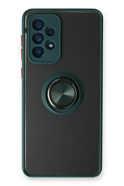 NewFace غطاء سيليكون لهاتف سامسونج جالاكسي A53 5G من إس بي تي آر إن إس مع حلق...