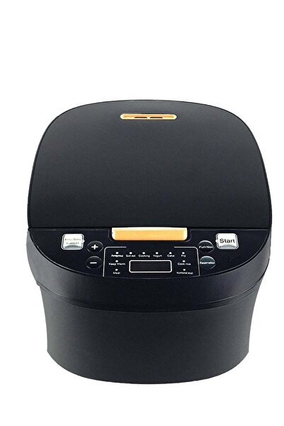 Silver Crest Programmable Electric Rice Cooker 5 L 900 W Black