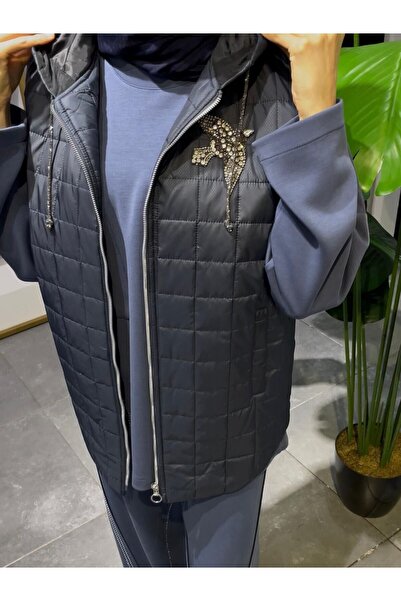 Ghisa KUŞ DETAYLI YELEK