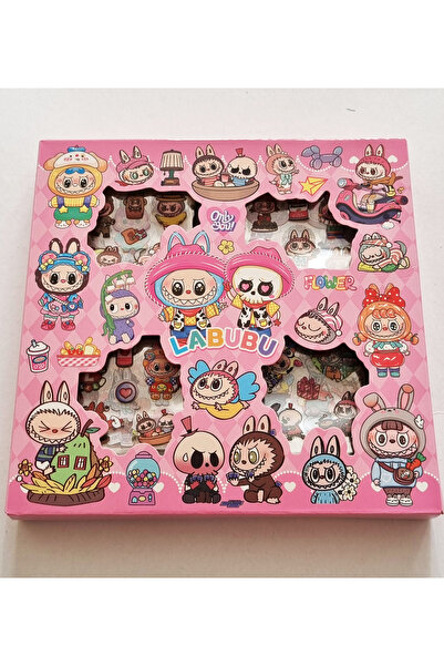 Modellino 670 قطعة من ملصقات لوبابو اللاصقة في علبة - علبة وردية