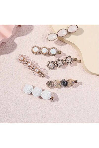 Accessories Hei White Stylish Daily Use Women's Hair Accessory Hairpin Set