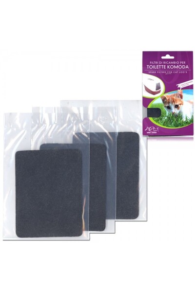Mps MPS2 Spare Toilette Carbon Filters for Cat Loo (3 Nos)