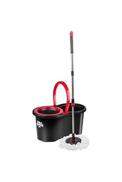 DİRT DEVIL Set mop rotativ și găleată de 16 l, mâner telescopic, rotire 360°,...