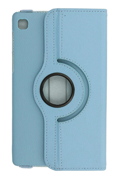 NewFace Sptrns Samsung Galaxy T220 Tab A7 Lite 8.7 Case 360 Tablet Leather Case (183322) - Turquoise
