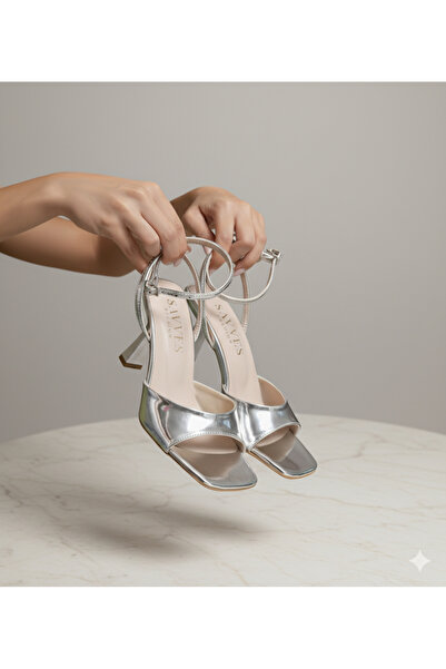 AUREA MILANO Stylish Design Women's High Heel Ankle Strap Shoes