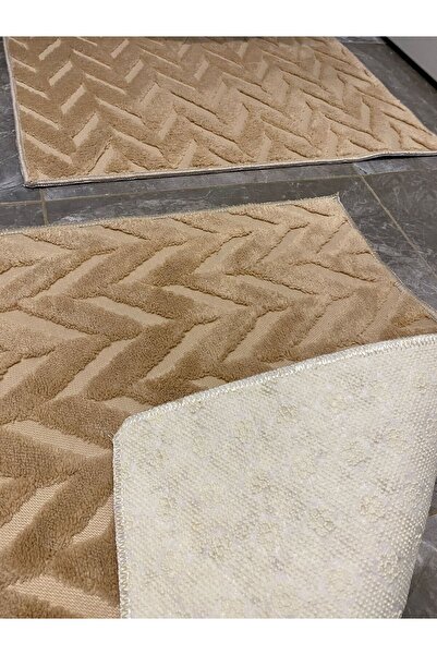 ART ÇEYİZ Toilet Set - Bath Mat (Non-Slip Base) 2-Piece