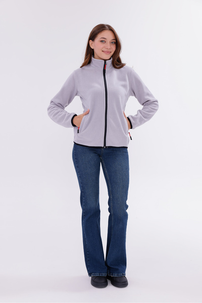 monox Women's Slim Fit Full Zip Fleece Jacket