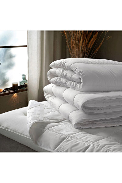 IKEA لحاف سافيروت لشخص واحد، أبيض، يحافظ على الدفء، 150×200 سم، صناعي