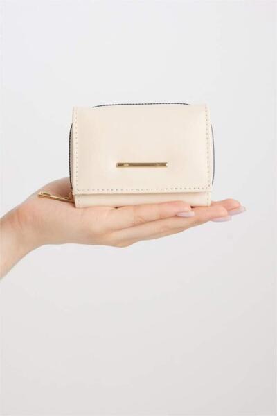 DeFacto Women's Zippered Faux Leather Wallet (Ns)