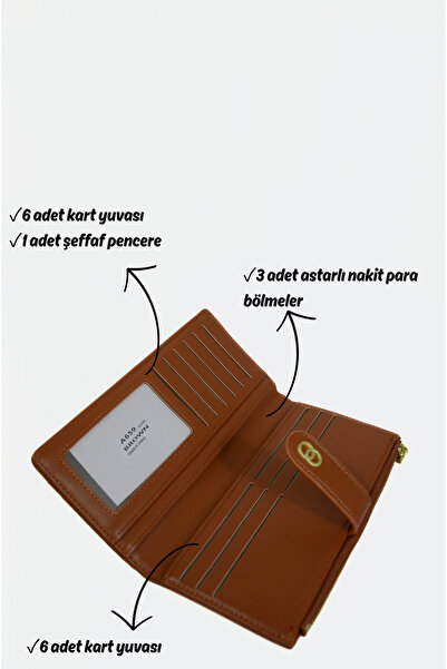 Mazel Design 659 Genuine Leather Quilted Pattern Imported Wallet - Stylish Women's Wallet with Zipper and Card Holder