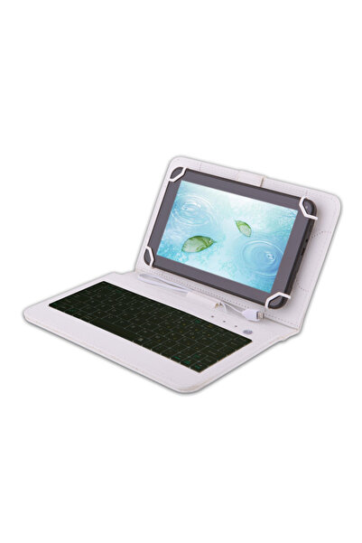 MRG Husa tableta M536, Cu tastatura, MicroUSB, Model X, 7 inch, Alb