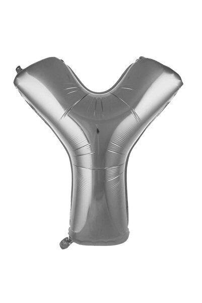 Baloncu Dükkanı بالون حرف Y فضي، جميع الحروف 34 بوصة