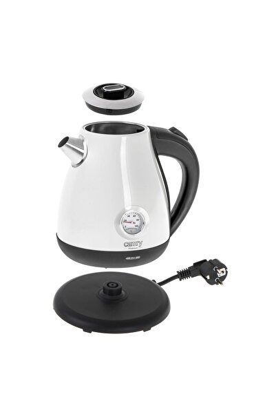 CAMRY Electric Mug 1.7L, 2200W, Stainless Steel Kettle, with Thermometer, 2 Years Warranty