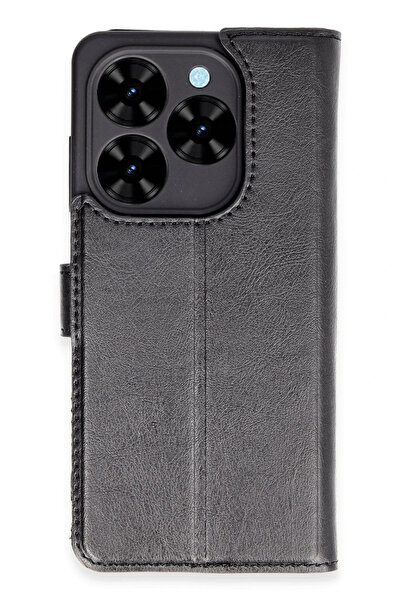 NewFace Sptrns Tecno Spark Go 2024 Case Trend S Plus Flip Case (190446) - Black