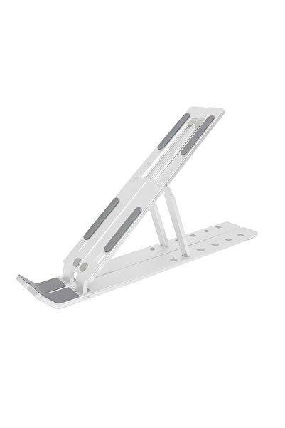 MRG Tablet Stand M634, For Desk, Foldable, Adjustable, White