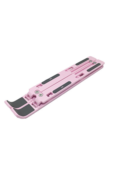 MRG Tablet Stand M634, For Desk, Foldable, Adjustable, Pink