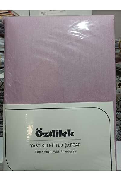 Özdilek Colourist Fitted Sheet Rose 100% Cotton Double Size with Pillowcase