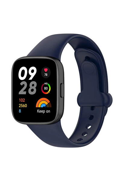 NewFace سوار سيليكون أصلي لساعة شاومي ريدمي ووتش 3 (185855) - أزرق داكن