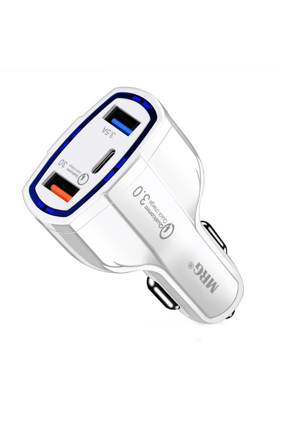 MRG Incarcator Auto M-JX-608, 7Ah, USB PD Type-C, Cablu MicroUSB inclus