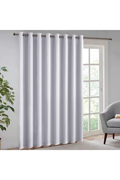 OEM PONY DANCE Opaque Curtain, with Rings, Polyester, 235 x 165 cm, White