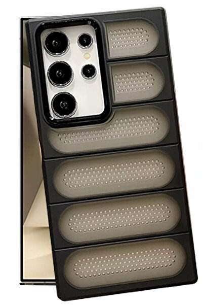 NewFace غطاء سيليكون إيرماكس لهاتف سامسونج جالاكسي إس 24 ألترا (190507) - أسود