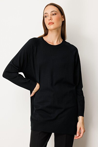KATREGİYİM On Fashion Buttoned Back Crew Neck Sweater