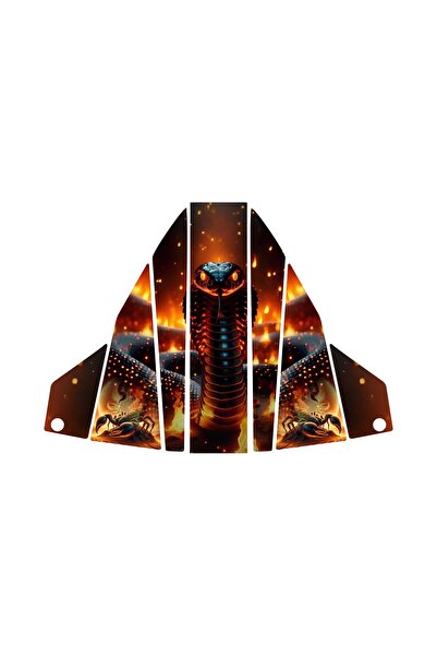 Honda Dio Tank Pad 2021-2025 Model Yılan Tema