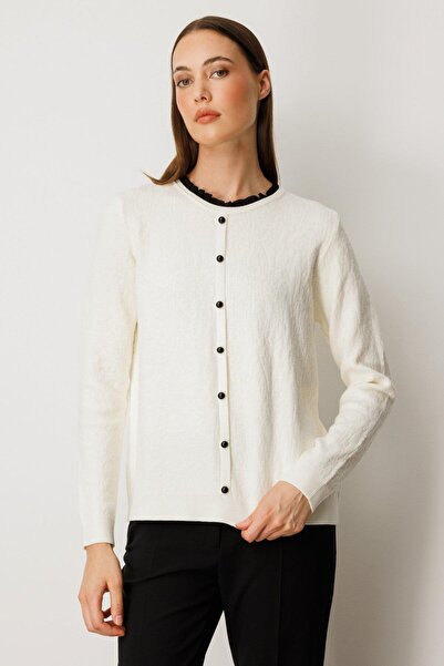 KATREGİYİM On Fashion Ruffle Detailed Knit Sweater